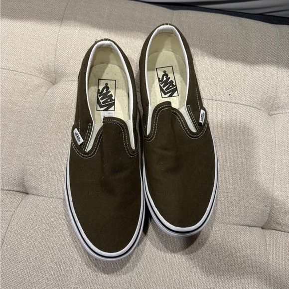 Vans Green Slip-On Shoes - Picture 2 of 4